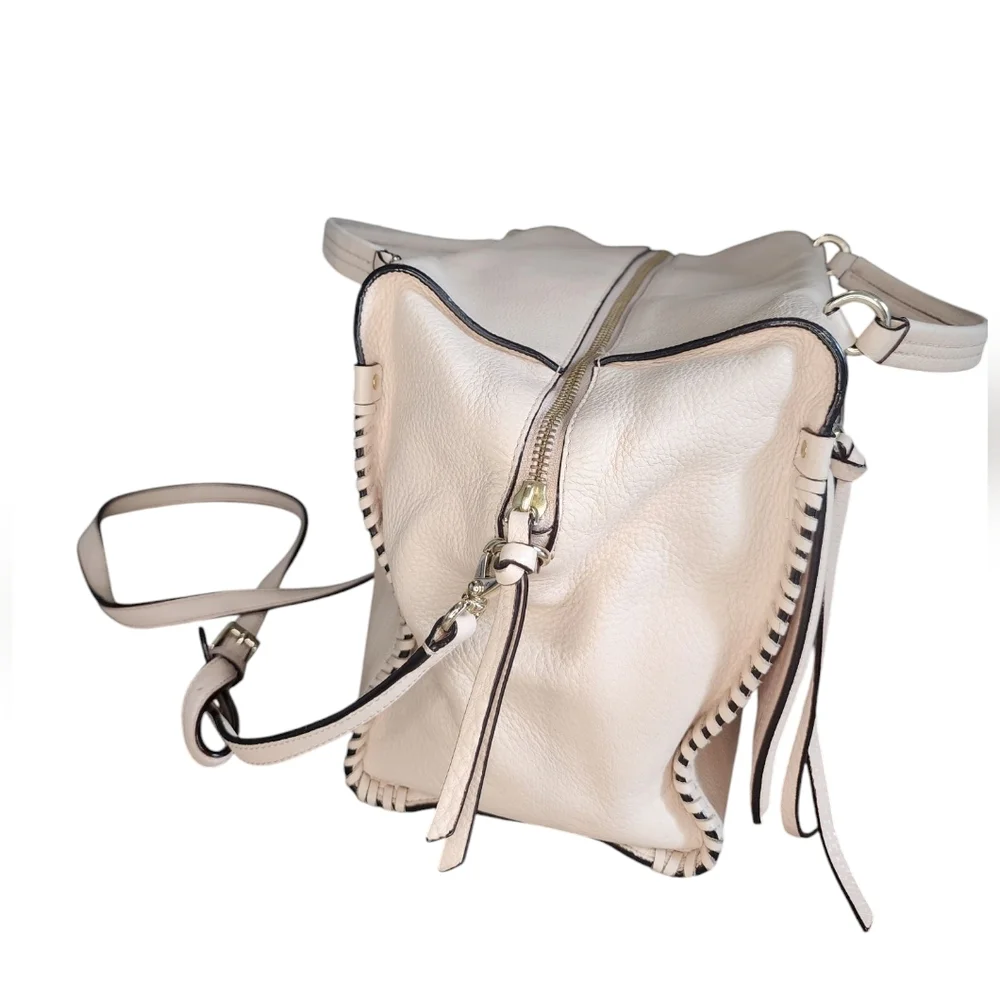 KATE SPADE Ashby place abbot satchel bag, cream/pale pink, crossbody/handbag